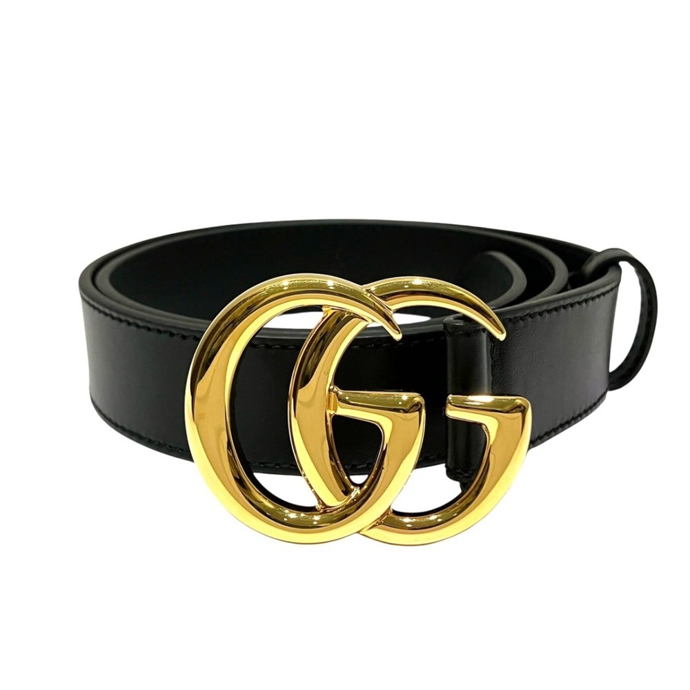 Gucci GG Marmont Leather Alloy Belt 414516